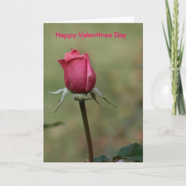 Happy Valentines Day Holiday Card (Front)