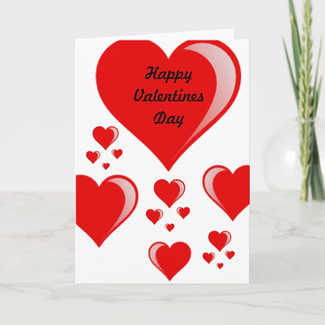 Happy Valentines Day Holiday Card (Front)