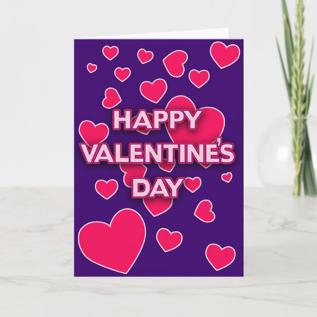 Happy Valentines Day Holiday Card (Front)