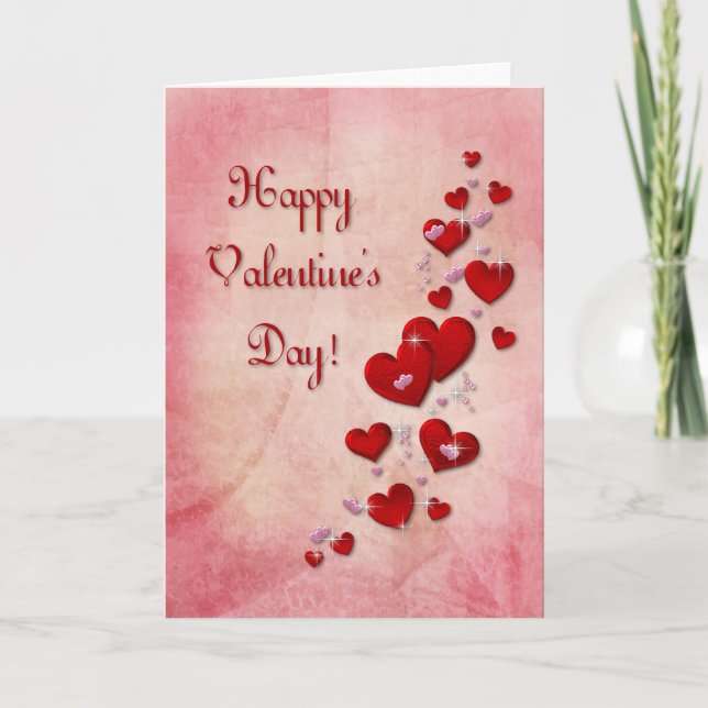Happy Valentines Day Holiday Card (Front)