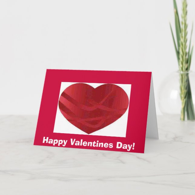 Happy Valentines Day! Holiday Card (Front)