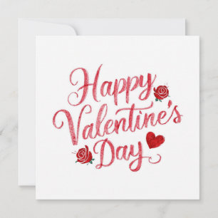 Happy Valentine's Day Holiday Card