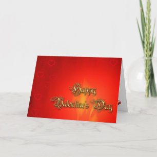 Happy Valentine's Day Holiday Card