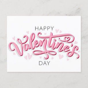 Happy Valentines Day Holiday Postcard