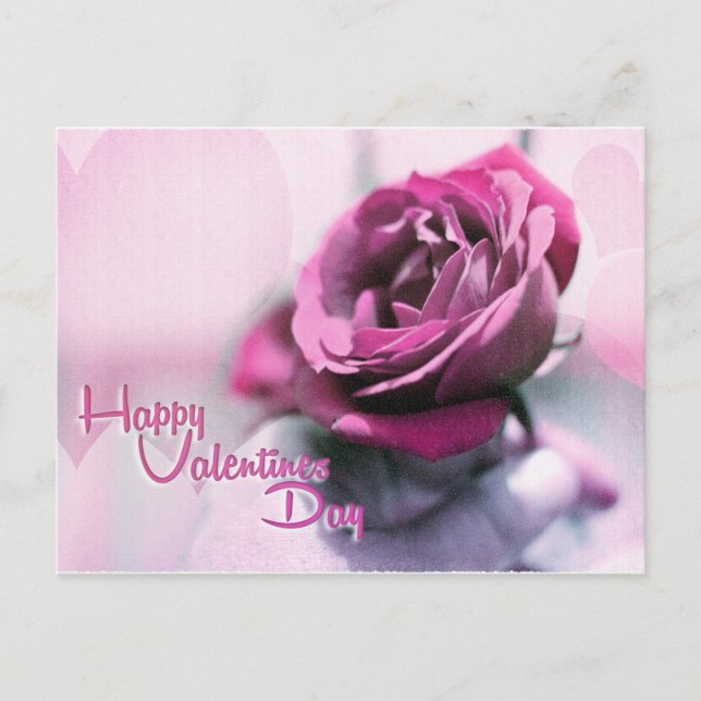 Happy Valentine's Day Holiday Postcard (Front)