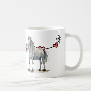 Happy Valentine's Day Horse Coffee Mug