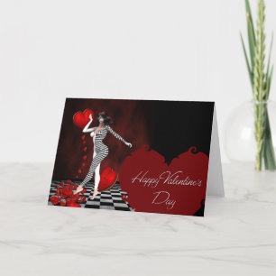 Happy Valentine's Day Jester Greeting Card
