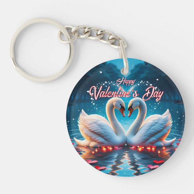 Happy Valentine's Day Key Ring (Front)