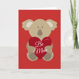 Happy Valentine's Day   Koala Love Card