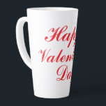 Happy Valentine's Day Latte Mug<br><div class="desc">Sip in style this Valentine’s Day with our Happy Valentine's Day Latte Mug. Perfect for enjoying your favourite lattes, cappuccinos, or hot cocoa, this mug features a delightful "Happy Valentine's Day" design that brings festive charm to every drink. Crafted from durable ceramic, it offers a comfortable handle and a generous...</div>