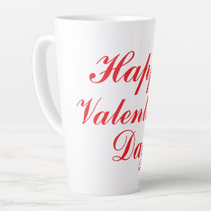 Happy Valentine's Day Latte Mug