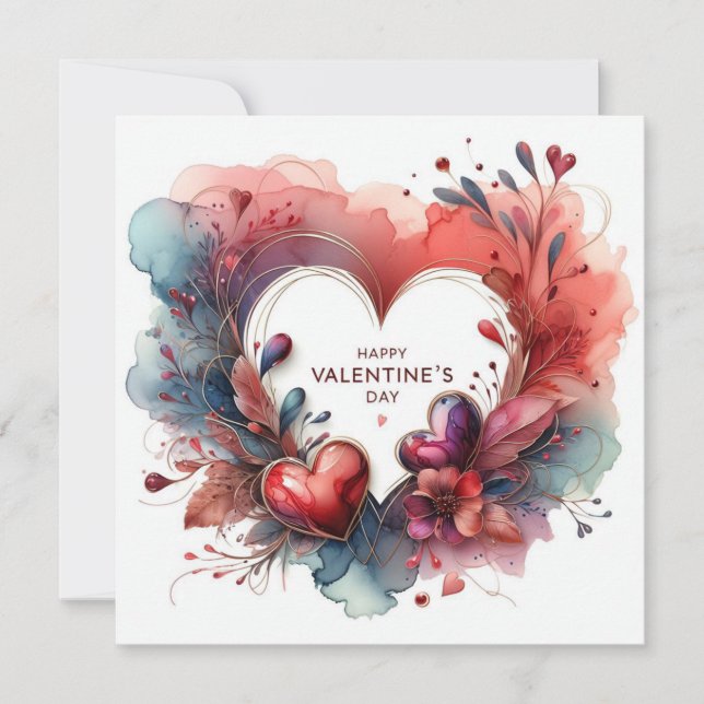 Happy Valentines Day Love Cards  (Front)