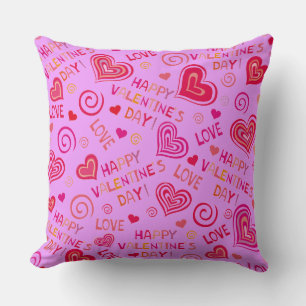 Happy Valentines Day Love Cushion