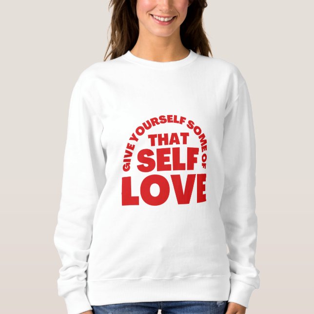 Happy Valentine's Day -Love Is The Key Happiness  Sweatshirt (Front)