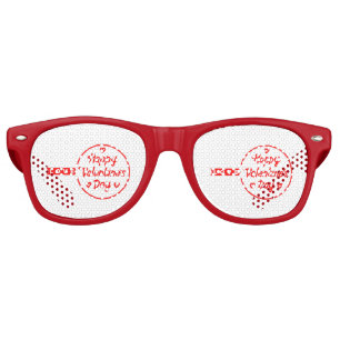 Happy Valentine's Day Love Party Retro Sunglasses