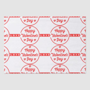 Happy Valentine's Day Love Tissue Paper