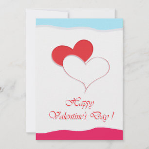 Happy Valentine's Day Lovely Elegant Greeting Holiday Card