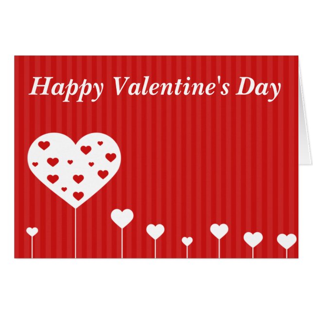 Happy Valentine's Day Lovely Hearts (Front Horizontal)
