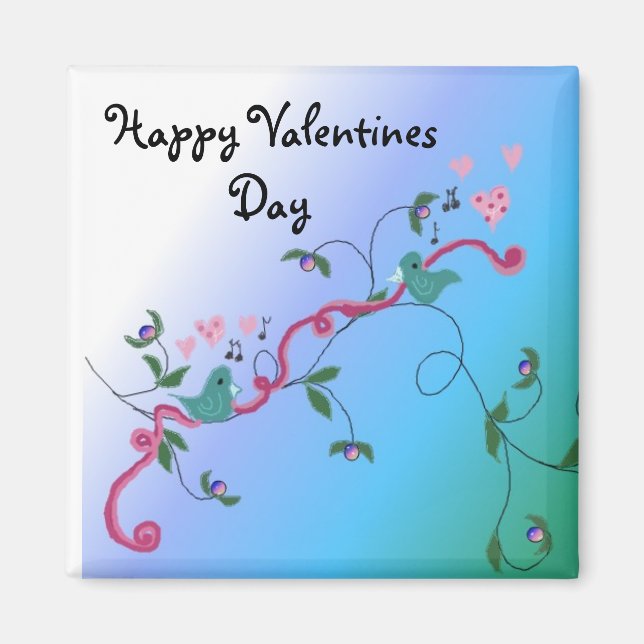 Happy Valentines Day Magnet (Front)