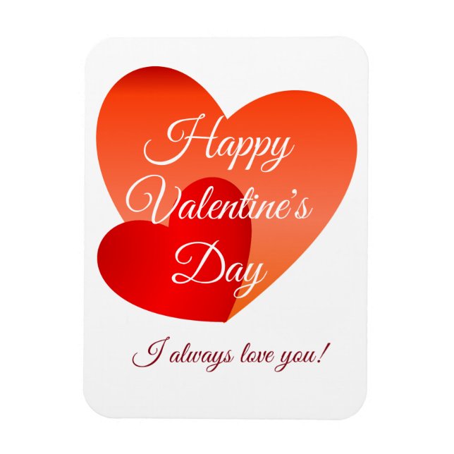 Happy Valentine's Day Magnet (Vertical)