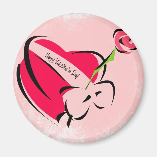 Happy Valentine's Day Magnet (Front)