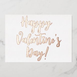 Happy Valentine's Day modern script typography