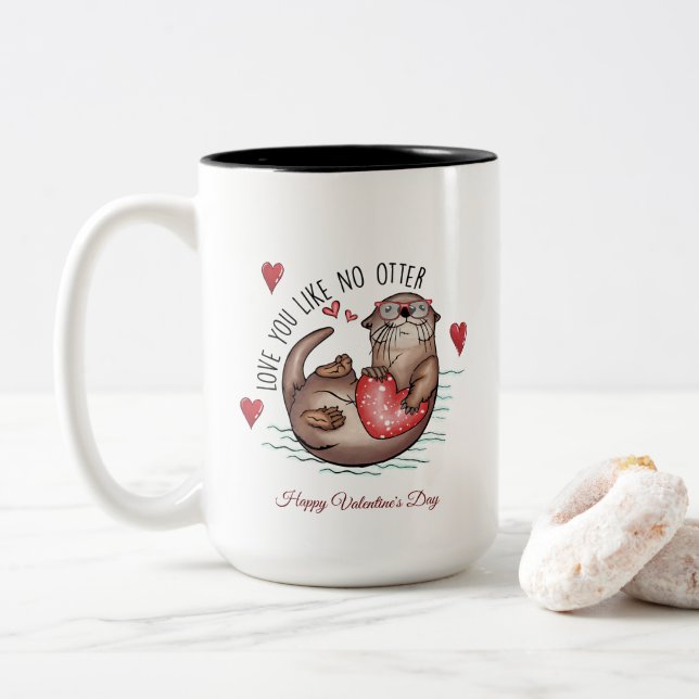 Happy Valentine's Day Mug (With Donut)