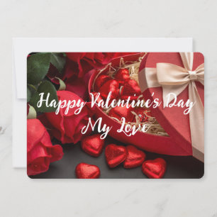 Happy Valentine's Day My Love  Holiday Card