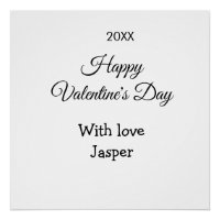 Happy Valentine's day name love simple year stylis