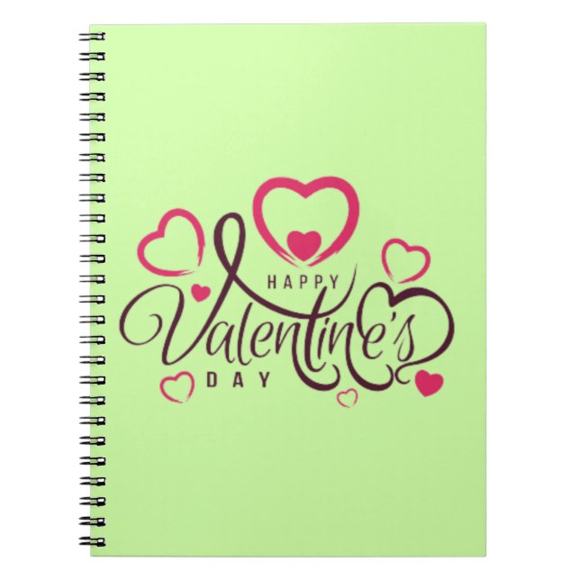 Happy Valentine's Day! Notebook (Front)