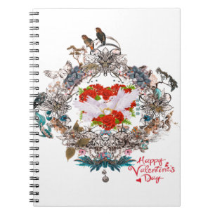 Happy valentine's day  notebook