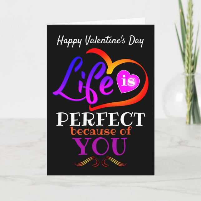 Happy Valentine's Day or edit with Your Text Holiday Card (Front)