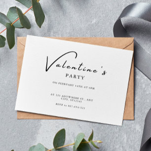 Happy Valentine's Day Party Card