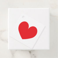 Happy Valentine's Day party favour gift tags