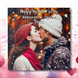 Happy Valentine's Day Personalised Photo & Names Jigsaw Puzzle<br><div class="desc">Add your favourite photo of you and your partner to this romantic puzzle in the personalise area. You can also add a "holiday greeting,  your names and the date." Sweet romantic gift for Valentine's Day,  an anniversary or wedding.</div>