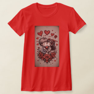 Happy Valentine's Day Personalized Gift T-Shirt