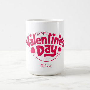 Happy Valentine's day Personalized name Magic Mug