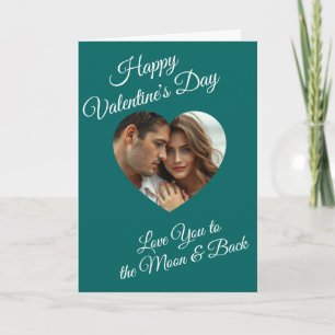 Happy Valentine's Day   Personalized Photo Card