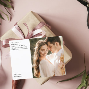 Happy Valentines Day Photo Postcard