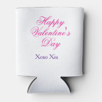Happy Valentine's day pink purple xoxo love name c