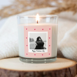 Happy Valentine's Day   Pink & Red Heart   Gift Square Sticker