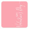 Happy Valentine's Day Pink White Modern 