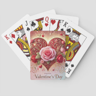 Happy Valentine's day Playing Cards