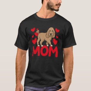 Happy Valentine's Day Poodle Mom Mothers Day Valen T-Shirt