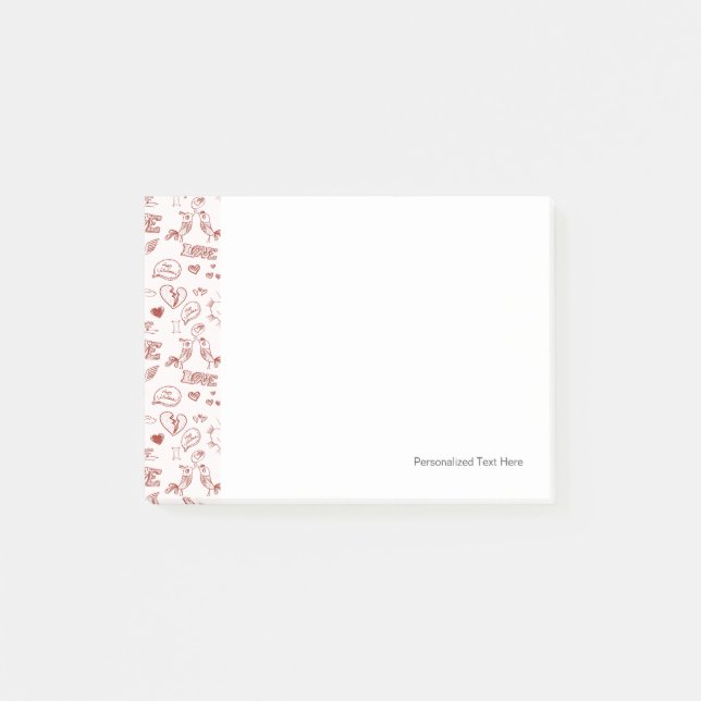 Happy Valentine's Day Post-it Notes (Front)