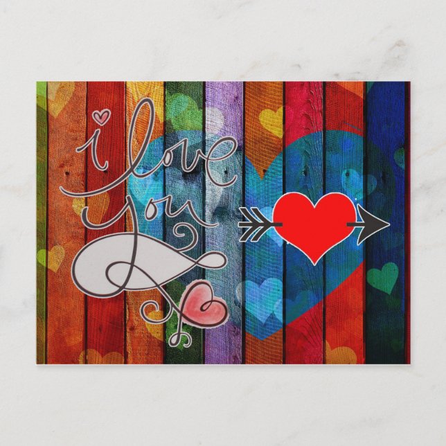 Happy Valentine's day Postcard (Front)