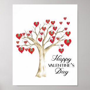 Happy valentines day poster