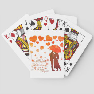 HAPPY VALENTINE'S DAY romantic valentines day      Playing Cards