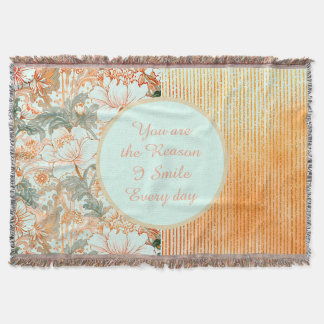 Happy Valentine's Day,Romantic,You are the Reason Throw Blanket