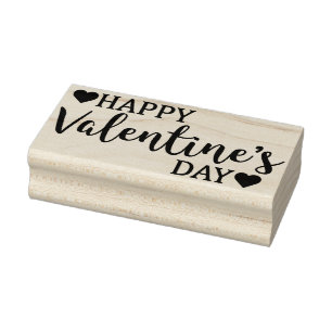 Happy Valentine's Day Rubber Stamp